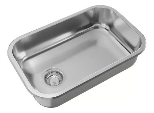 Johnson Pileta Simple 52x32x15 Z52 Cr Bajo Mesada Acero Inox