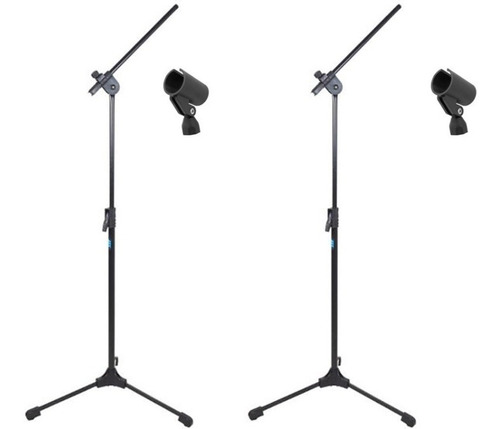 Imagem 1 de 2 de Kit 02 Pedestal Para Microfone Ask+ 02 Cachimbos