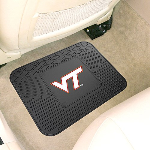 10082 Virginia Tech Hokies Back Row Utility Car Mat - 1...