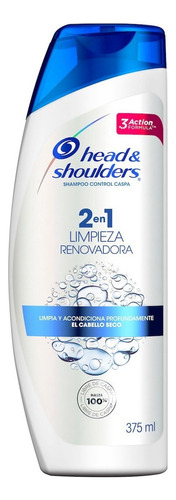 Shampoo Head & Shoulders Limpieza Renovadora 2 En 1 375ml