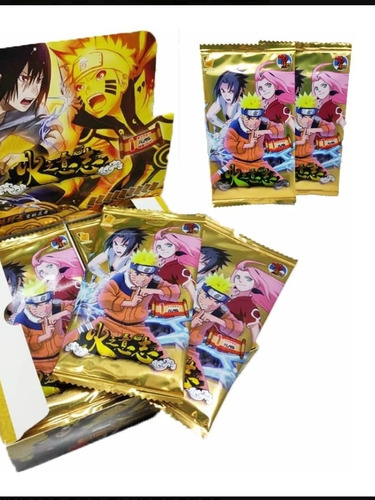 Cartas De Naruto Sobre De 5 Cartas. Promocion 2 Paquetes 