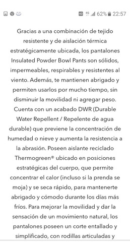 Pantalon De Nieve Patagonia 2942 644489