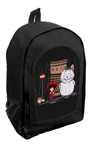 Mochila Negra Infantil Nena Nene Totoro Anime Tt195