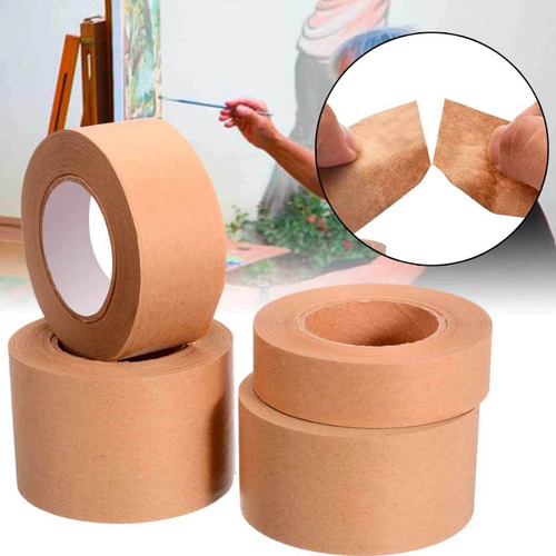Fita Gomada Kraft Natural 80g/mc 70mm X 165m Com Reforco