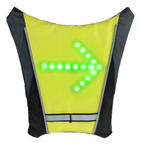 Arnes Para Mochila Con 48 Leds Con Flecha Indicadora Usb Recargable