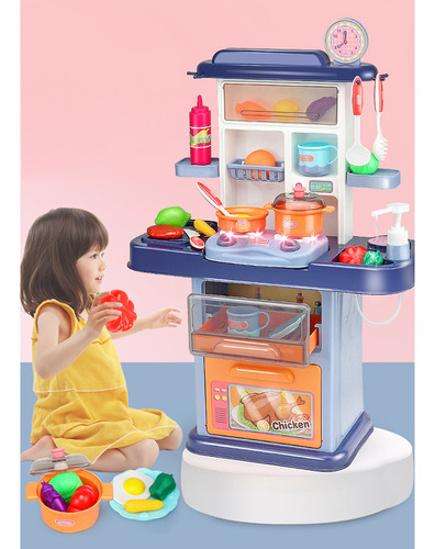 Juego Juguetes Cocina Con Sonido Y Luz, Regalo Educati