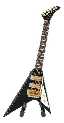 Adornos Modelo Guitarra Eléctrica Black Mini Musical