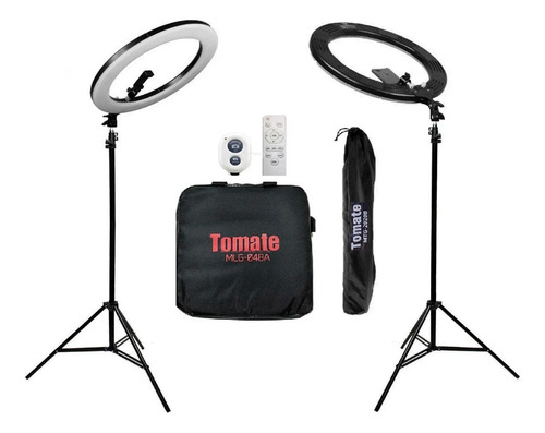 Kit Iluminador Hing Light 80w 19p 48cm C/ Tripé - MLG 048a