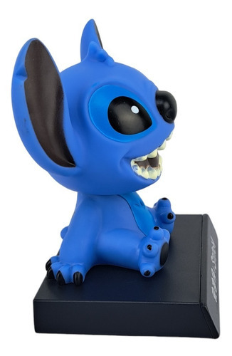 Boneco Bobble Head Do Stitch Suporte Celular Decoração Geek