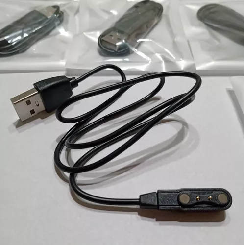 LETI cargador magnético portátil con cable de carga USB para reloj  inteligente iWO W26/W26+