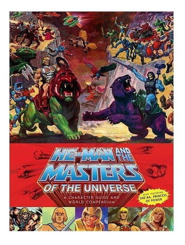 Libro De Personajes He Man Masters Of The Universe Ingles