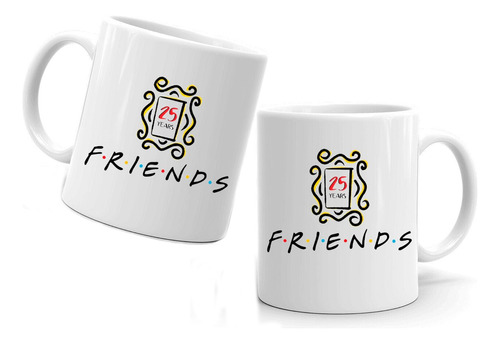 Par Tazón/taza /mug Friends 25 Years 