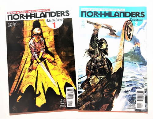 Northlanders Lindisfarne Completo Brian Wood Ingles En Stock