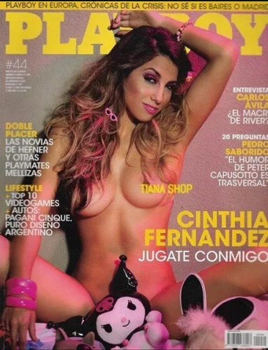 Revista Playboy Cinthia Fernandez 