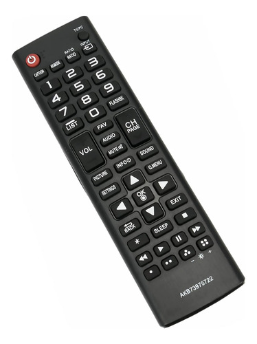 Akbtv Control Remoto De Control De Reemplazo Para LG Led