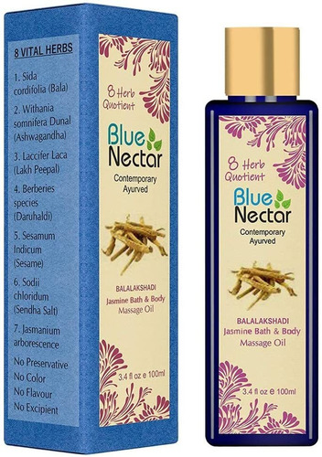 Blue Nectar Sensual Jazmín Aceite De Masaje Corporal Para Re