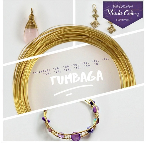 Tumbaga, Metal Para Joyería Rollos 250gr, Calibres A Elegir