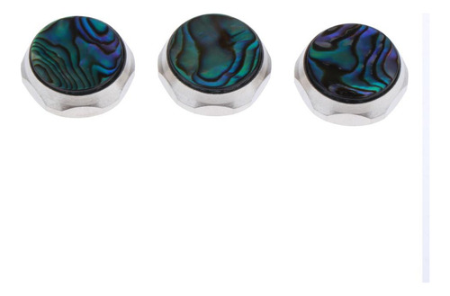 Z 3 Piezas Botones De Multicolor Para Reparación De Trompeta