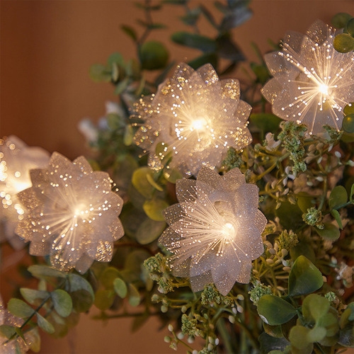 Cadena De Luces Led B Con Forma De Flor Para Bodas, Interior