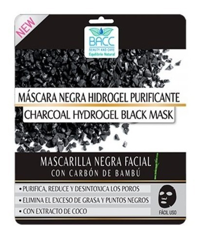 Mascarilla Hidrogel Purificante Carbón B - g a $372