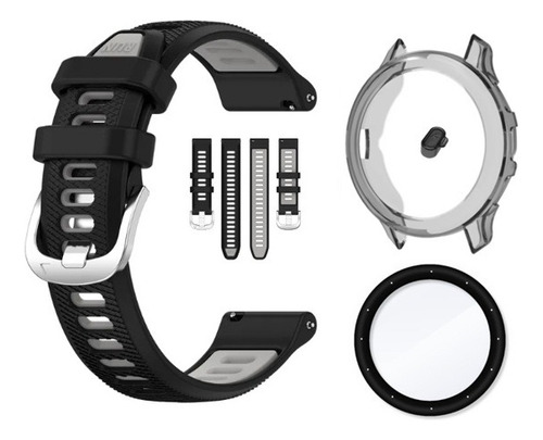 Pulseira Capa Película Plug Compatível Com Garmin Venu 3s