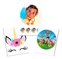 Comprar Obleas Comestibles Personalizadas Impresion Cupcakes Galleta