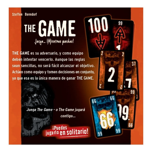 Imagen 2 de 4 de Juego De Cartas The Game. Estrategia En Equipo