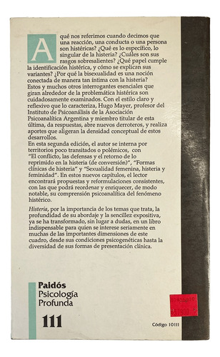 Histeria Hugo Mayer (Usado)