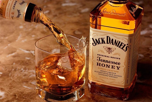 Imagen 2 de 5 de Whiskey Jack Daniel's Honey Tennessee 700 Ml.