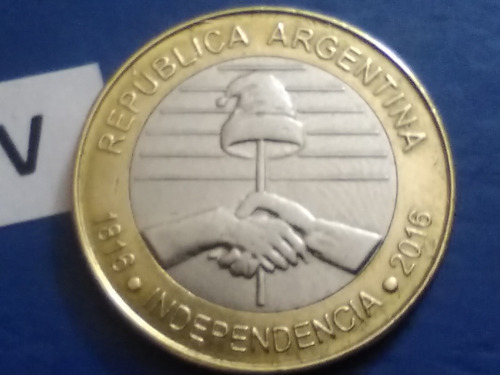 Bicentenario Independencia Moneda Argentina 2016 D/dos Pesos