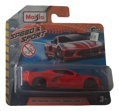 Chevrolet Corvette Stingray Coupe Z 51 Maisto Escala 1:64