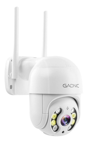 Imagen 4 de 11 de Cámara De Seguridad Ip Wifi Gadnic Domo Full Hd Motorizada Color Blanco
