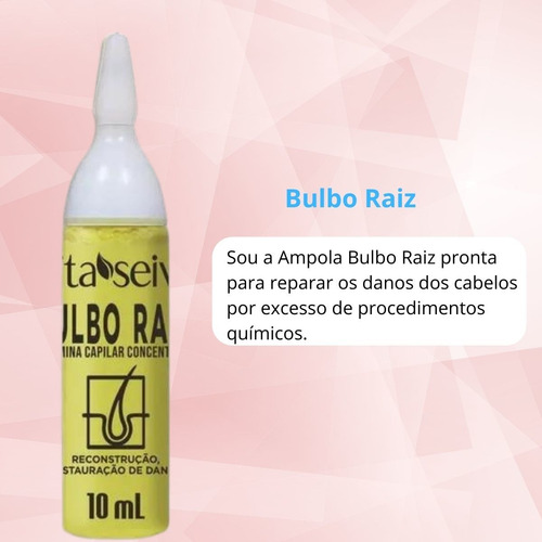 Imagem 2 de 4 de Ampola Vitamina Capilar Bulbo Raiz Vita Seiva 10ml