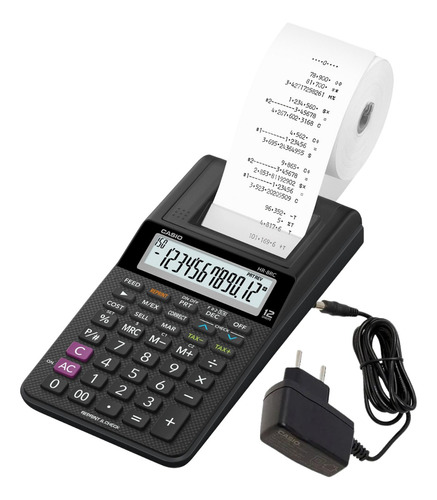 Calculadora De Mesa Com Bobina Impressão Bivolt Hr 8rc Casio