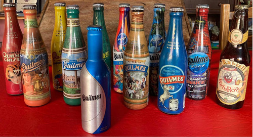 Botellas De Cerveza Quilmes Colección Vintage Vacías