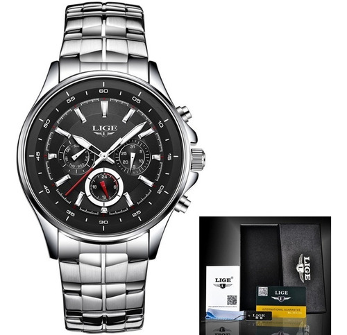 Relógio Masculino Lige Ref. 9814 30metros