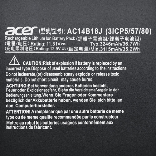 Batería Orig. Notebook Acer Aspire Es 15 Es1-532 ( N16c1 )