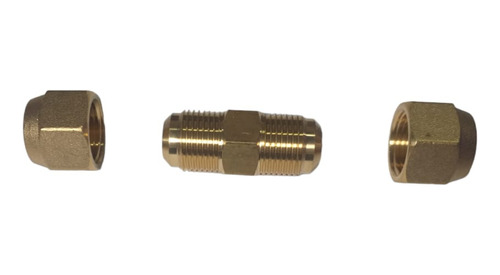 Niple Union Y Tuercas Forjadas 5/8 Flare Bronce