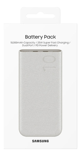 Samsung Batería Externa 10000 25w Para Galaxy Z Flip5 Fold5 