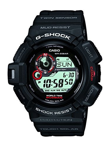 Casio G-shock Mudman G9300-1 Solar 2 Sensores Reloj Hombre