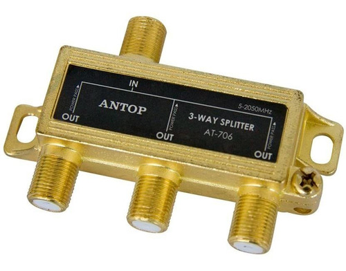 Divisor De Cable Coaxial De 3 Vias Para Tv | Antop