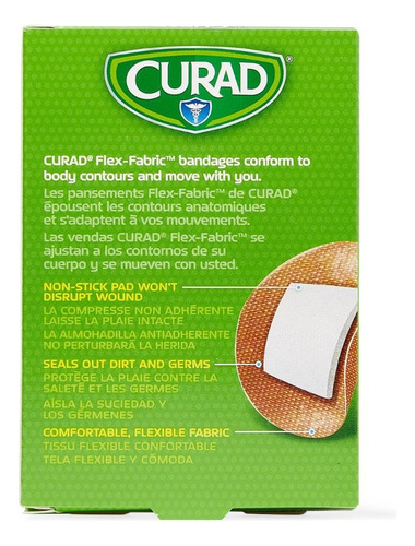 Curitas Redondas 2.2 Cm Curad Medline Esteril 400 Pz