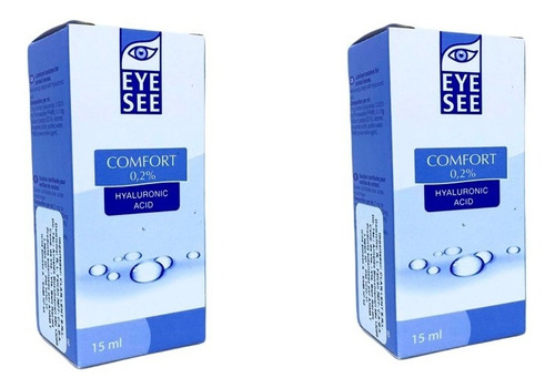 Eye See Comfort 0.2% Lagrimas Lentes Contacto 2 Unidades