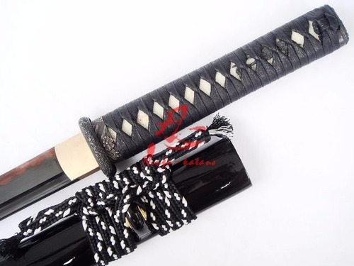 Imagem 2 de 8 de Ninjato Lâmina Negra Aço 1095 Shinobigatana Espada Ninja