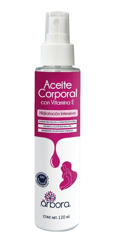 Aceite Corporal Anti-estrías Hidratante Vitamina E + Coco