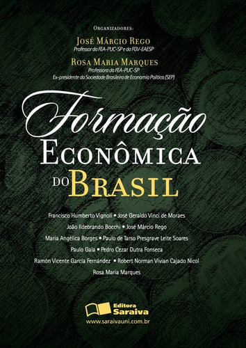 Formação econômica do Brasil, de Vignoli, Francisco Humberto. Editora Saraiva Educação S. A., capa mole em português, 2012