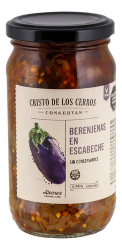 Berenjenas En Escabeche 310g Alcaraz Cristo De Los Cerros