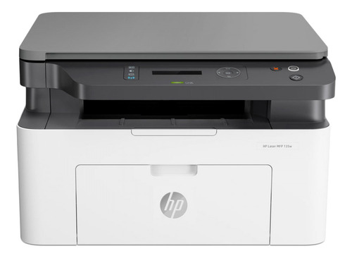 Impressora portátil multifuncional HP LaserJet Pro 135W com wifi branca e preta 110V - 127V MFP 135w