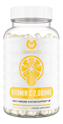 Vitamina C Inmune Booster 2000 Mg  Suplemento De Vitamina C
