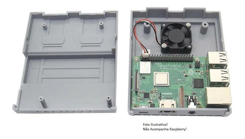 Case Snespi Compatível Para Raspberry Pi 3 - Retro Game